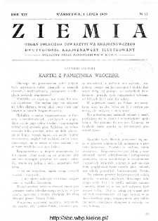 Ziemia : dwutygodnik krajoznawczy ilustrowany 1929, R.XIV, nr 13