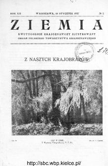 Ziemia : dwutygodnik krajoznawczy ilustrowany 1927, R.XII, nr 2