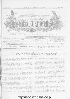 Dobra Gospodyni : pismo ilustrowane dla kobiet 1907, R.VII, nr 25