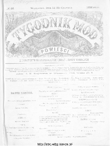 Tygodnik M&oacute;d i Powieści : z dodatkiem illustrowanym ubrań i rob&oacute;t kobiecych 1886, nr 26
