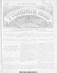 Tygodnik M&oacute;d i Powieści : z dodatkiem illustrowanym ubrań i rob&oacute;t kobiecych 1886, nr 29