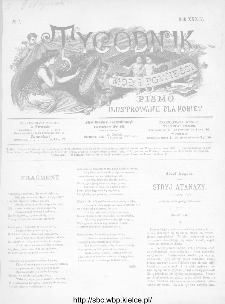Tygodnik M&oacute;d i Powieści : z dodatkiem illustrowanym ubrań i rob&oacute;t kobiecych 1892, R.XXXIV, nr 2