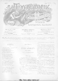 Tygodnik M&oacute;d i Powieści : z dodatkiem illustrowanym ubrań i rob&oacute;t kobiecych 1892, R.XXXIV, nr 27