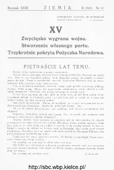 Ziemia : dwutygodnik krajoznawczy ilustrowany 1933, R.XXIII, nr 11