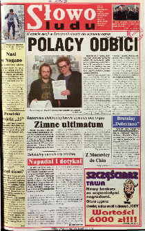 Słowo Ludu 1998 R.LVIII, nr 34