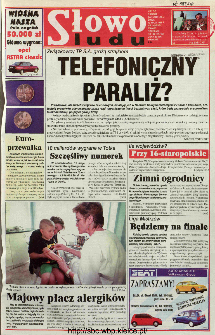 Słowo Ludu 1998 R.LVIII, nr 109