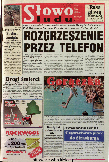 Słowo Ludu 1998 R.LVIII, nr 168