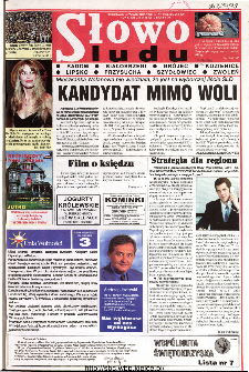 Słowo Ludu 1998 R.LVIII, nr 231 (Radom(...)Zwoleń)