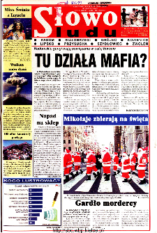 Słowo Ludu 1998 R.LVIII, nr 277 (Radom(...)Zwoleń)