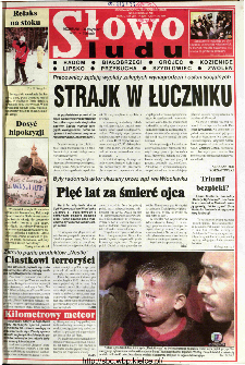 Słowo Ludu 1998 R.LVIII, nr 289 (Radom(...)Zwoleń)