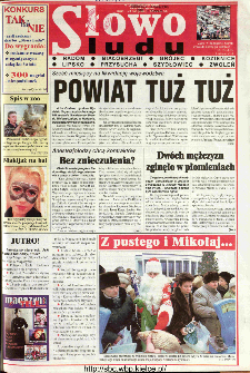 Słowo Ludu 1998 R.LVIII, nr 300 (Radom(...)Zwoleń)