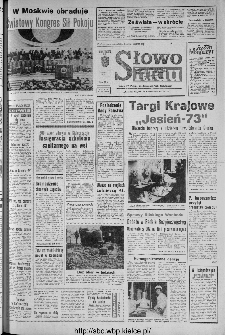 Słowo Ludu : organ Komitetu Wojew&oacute;dzkiego Polskiej Zjednoczonej Partii Robotniczej, 1973, R.XXIV, nr 299