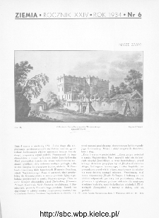 Ziemia : ilustrowany miesięcznik 1934, R.XXIV, nr 6