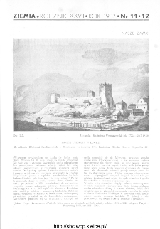 Ziemia : ilustrowany miesięcznik krajoznawczy 1937, R.XXVII, nr 11-12