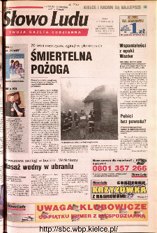 Słowo Ludu 2001 R.LII, nr 14 (Kielce region)