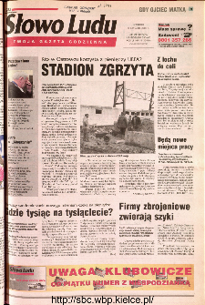 Słowo Ludu 2001 R.LII, nr 15 (Kielce region)