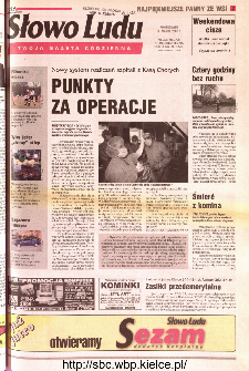 Słowo Ludu 2001 R.LII, nr 60 (Kielce region)