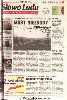 Słowo Ludu 2001 R.LII, nr 86 (Kielce region)