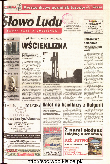 Słowo Ludu 2001 R.LII, nr 130 (Ponidzie, Jędrzejów, Włoszczowa,Sandomierz, Staszów, Opatów)