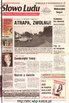 Słowo Ludu 2001 R.LII, nr 148 (Ponidzie, Jędrzejów, Włoszczowa,Sandomierz, Staszów, Opatów)