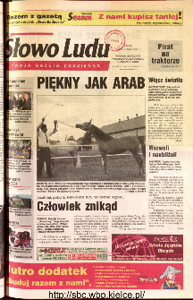 Słowo Ludu 2001 R.LII, nr 229 (Ponidzie, Jędrzej&oacute;w, Włoszczowa,Sandomierz, Stasz&oacute;w, Opat&oacute;w)