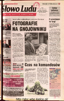 Słowo Ludu 2001 R.LII, nr 236 (Ponidzie, Jędrzej&oacute;w, Włoszczowa,Sandomierz, Stasz&oacute;w, Opat&oacute;w)