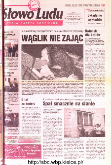 Słowo Ludu 2001 R.LII, nr 242 (Ponidzie, Jędrzejów, Włoszczowa,Sandomierz, Staszów, Opatów)