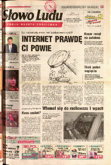 Słowo Ludu 2001 R.LII, nr 271 (Ponidzie, Jędrzejów, Włoszczowa,Sandomierz, Staszów, Opatów)