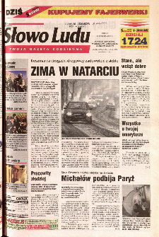 Słowo Ludu 2001 R.LII, nr 288 (Ponidzie, Jędrzej&oacute;w, Włoszczowa,Sandomierz, Stasz&oacute;w, Opat&oacute;w)