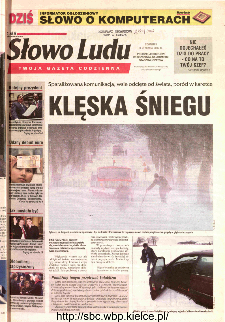 Słowo Ludu 2002 R.LIV, nr 2 (Ponidzie, Jędrzejów, Włoszczowa,Sandomierz, Staszów, Opatów)