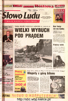 Słowo Ludu 2002 R.LIV, nr 13 (Ponidzie, Jędrzejów, Włoszczowa,Sandomierz, Staszów, Opatów)