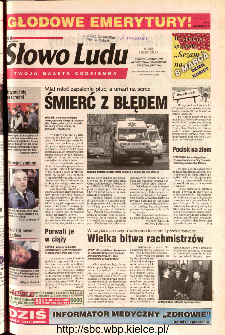 Słowo Ludu 2002 R.LIV, nr 54 (Ponidzie, Jędrzej&oacute;w, Włoszczowa,Sandomierz, Stasz&oacute;w, Opat&oacute;w)