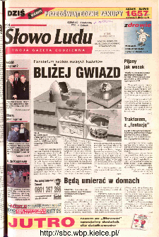 Słowo Ludu 2002 R.LIV, nr 66 (Ponidzie, Jędrzejów, Włoszczowa,Sandomierz, Staszów, Opatów)