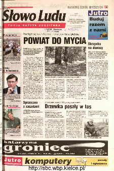 Słowo Ludu 2002 R.LIV, nr 83 (Ponidzie, Jędrzej&oacute;w, Włoszczowa,Sandomierz, Stasz&oacute;w, Opat&oacute;w)