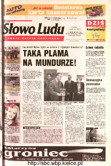 Słowo Ludu 2002 R.LIV, nr 96 (Ponidzie, Jędrzej&oacute;w, Włoszczowa,Sandomierz, Stasz&oacute;w, Opat&oacute;w)