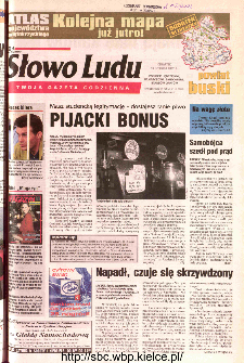 Słowo Ludu 2002 R.LIV, nr 135 (Ponidzie, Jędrzej&oacute;w, Włoszczowa,Sandomierz, Stasz&oacute;w, Opat&oacute;w)