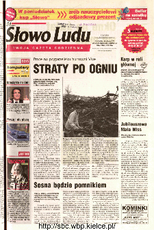 Słowo Ludu 2002 R.LIV, nr 236 (Ponidzie, Jędrzej&oacute;w, Włoszczowa,Sandomierz, Stasz&oacute;w, Opat&oacute;w)