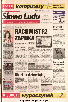 Słowo Ludu 2002 R.LIV, nr 106 (Ostrowiec, Starachowice, Skarżysko, Końskie)