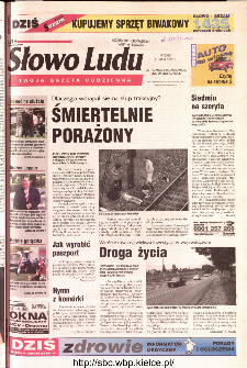 Słowo Ludu 2002 R.LIV, nr 116 (Ostrowiec, Starachowice, Skarżysko, Końskie)
