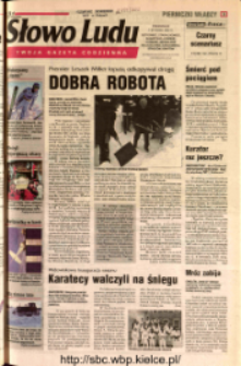 Słowo Ludu 2002 R.LIV, nr 5 (Ostrowiec, Starachowice, Skarżysko, Końskie, Ponidzie, Jędrzej&oacute;w, Włoszczowa, Sandomierz, Stasz&oacute;w, Opat&oacute;w)