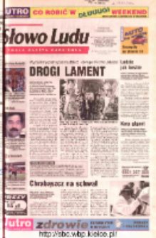 Słowo Ludu 2002 R.LIV, nr 99 (Ostrowiec, Starachowice, Skarżysko, Końskie, Ponidzie, Jędrzej&oacute;w, Włoszczowa, Sandomierz, Stasz&oacute;w, Opat&oacute;w)