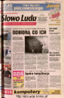 Słowo Ludu 2002 R.LIV, nr 159 (Ostrowiec, Starachowice, Skarżysko, Końskie, Ponidzie, Jędrzej&oacute;w, Włoszczowa, Sandomierz, Stasz&oacute;w, Opat&oacute;w)