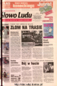 Słowo Ludu 2002 R.LIV, nr 163 (Ostrowiec, Starachowice, Skarżysko, Końskie, Ponidzie, Jędrzej&oacute;w, Włoszczowa, Sandomierz, Stasz&oacute;w, Opat&oacute;w)