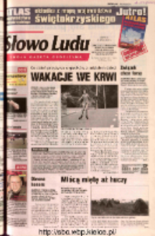 Słowo Ludu 2002 R.LIV, nr 171 (Ostrowiec, Starachowice, Skarżysko, Końskie, Ponidzie, Jędrzej&oacute;w, Włoszczowa, Sandomierz, Stasz&oacute;w, Opat&oacute;w)