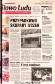 Słowo Ludu 2002 R.LIV, nr 232 (Ostrowiec, Starachowice, Skarżysko, Końskie, Ponidzie, Jędrzej&oacute;w, Włoszczowa, Sandomierz, Stasz&oacute;w, Opat&oacute;w)