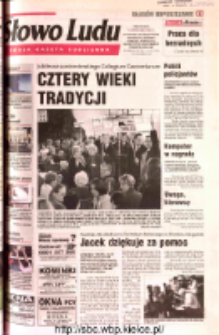 Słowo Ludu 2002 R.LIV, nr 233 (Ostrowiec, Starachowice, Skarżysko, Końskie, Ponidzie, Jędrzej&oacute;w, Włoszczowa, Sandomierz, Stasz&oacute;w, Opat&oacute;w)