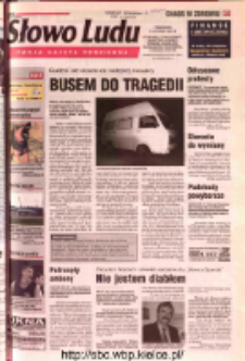 Słowo Ludu 2002 R.LIV, nr 267 (Ostrowiec, Starachowice, Skarżysko, Końskie, Ponidzie, Jędrzej&oacute;w, Włoszczowa, Sandomierz, Stasz&oacute;w, Opat&oacute;w)