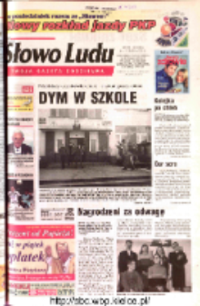 Słowo Ludu 2002 R.LIV, nr 290 (Ostrowiec, Starachowice, Skarżysko, Końskie, Ponidzie, Jędrzej&oacute;w, Włoszczowa, Sandomierz, Stasz&oacute;w, Opat&oacute;w)