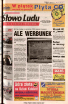 Słowo Ludu 2003 R.LIV, nr 54 (Ponidzie, Jędrzejów, Włoszczowa, Sandomierz, Staszów, Opatów)