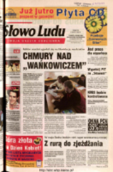 Słowo Ludu 2003 R.LIV, nr 55 (Ponidzie, Jędrzejów, Włoszczowa, Sandomierz, Staszów, Opatów)